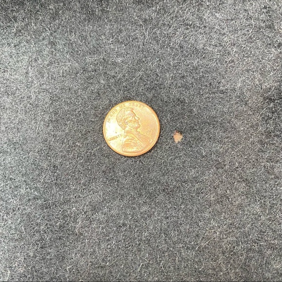 CPG Reversible Paisley to Black Wool Scarf with Rabbit Fur Trim Accent - Picture 9 of 9